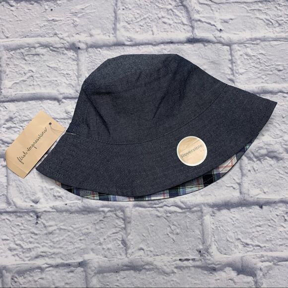 NEW First Impressions Reversible Sun Hat - Picture 1 of 6
